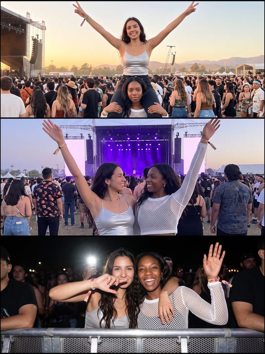 AI-generated Result cover for Festival Flash Triptych